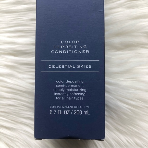 NWT Kristin Ess Color Depositing Conditioner CELESTIAL SKIES Blue Hair Dye - Picture 5 of 10